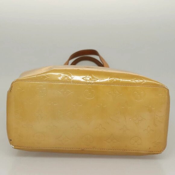 LOUIS VUITTON Monogram Vernis Reade MM Hand Bag Beige - Picture 6 of 16